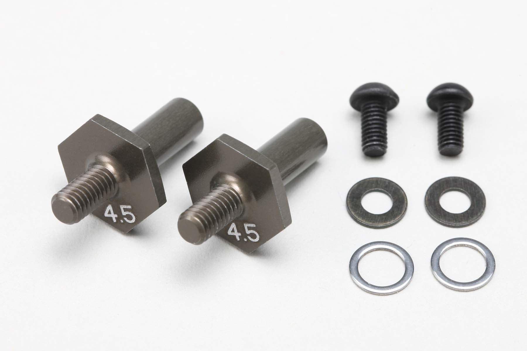 S2 Adjustable Front Axles for SO2.0 (4.5mm hub / 0.5mm spacer / 2 pieces) [YOKOMO] Z2-010AFA