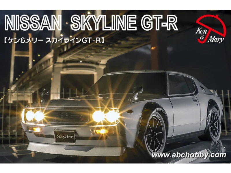 ABCホビー NISSAN SKYLINE GT-R ケン＆メリー ボディ Nissan Skyline GT-R (Kenmeri) / GT-X HT2000 (KPGC110) - 1-10