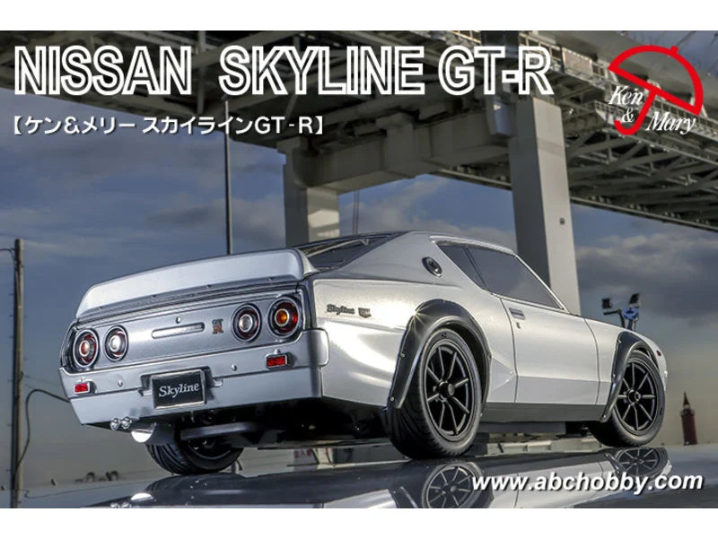 ABCホビー NISSAN SKYLINE GT-R ケン&メリー ボディ Nissan Skyline GT-R (Kenmeri) / GT-X HT2000 (KPGC110) - 1-10