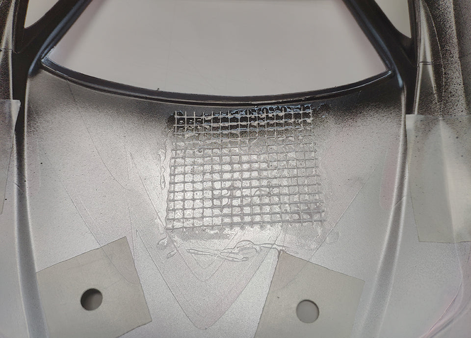 E6000 Lexan Body Repair Glue (29.7ml) with Fiber Glass Tape 45mm  [ARR] AC-127-A