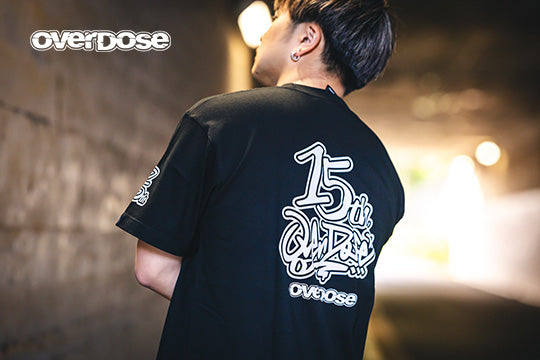 PREORDER: Limited Edition Weld 15th Anniversary T-Shirt OD15 Graffiti - White Black Yellow - M L XL XXL XXXL [Overdose]