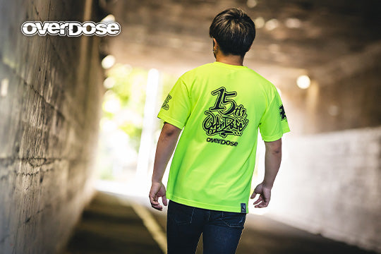 PREORDER: Limited Edition Weld 15th Anniversary T-Shirt OD15 Graffiti - White Black Yellow - M L XL XXL XXXL [Overdose]