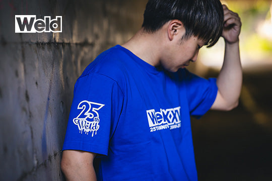 PREORDER: Limited Edition Weld 25th Anniversary T-Shirt Overdose Skull - Blue - M L XL XXL XXXL [Overdose]