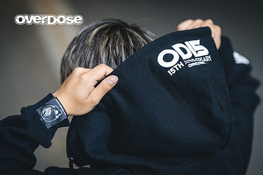 PREORDER: Limited Edition Weld 15th Anniversary Hoodie Zip Up Sweater OD15 Graffiti - Black - M L XL XXL XXXL [Overdose] ODW166-70