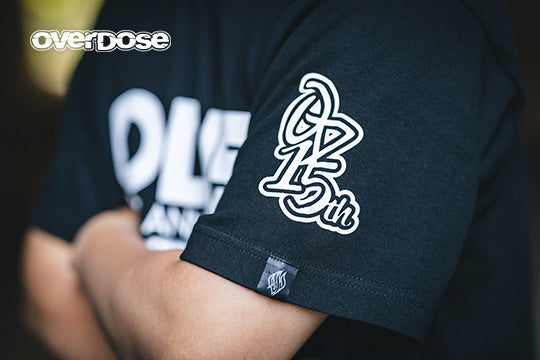 PREORDER: Limited Edition Weld 15th Anniversary T-Shirt OD15 Graffiti - White Black Yellow - M L XL XXL XXXL [Overdose]