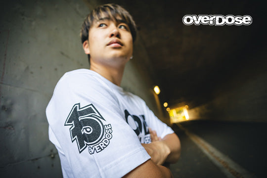 PREORDER: Limited Edition Weld 15th Anniversary T-Shirt OD15 Graffiti - White Black Yellow - M L XL XXL XXXL [Overdose]