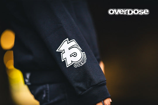 PREORDER: Limited Edition Weld 15th Anniversary Hoodie Zip Up Sweater OD15 Graffiti - Black - M L XL XXL XXXL [Overdose] ODW166-70