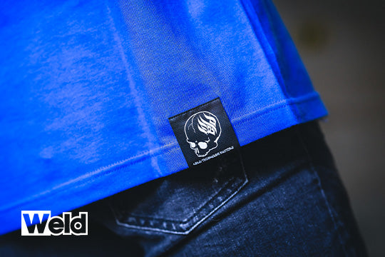 PREORDER: Limited Edition Weld 25th Anniversary T-Shirt Overdose Skull - Blue - M L XL XXL XXXL [Overdose]