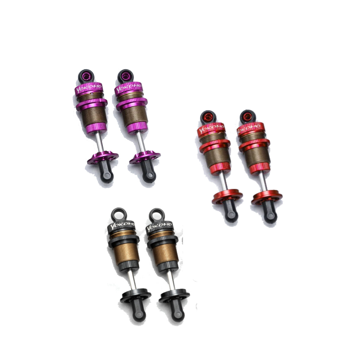 PAIR OF SLF Big Bore Shock Set YD2 RD SD MD (2 shocks only) [Yokomo] Y2-SBBS-HALF
