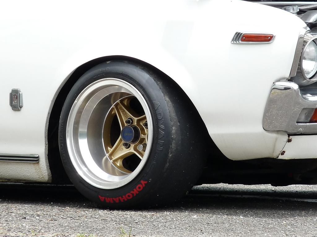 1-10 TAKECHI PROJECT RACING HART 4 SPOKE RIMS +6 (SILVER) + ADVAN TIRE ...