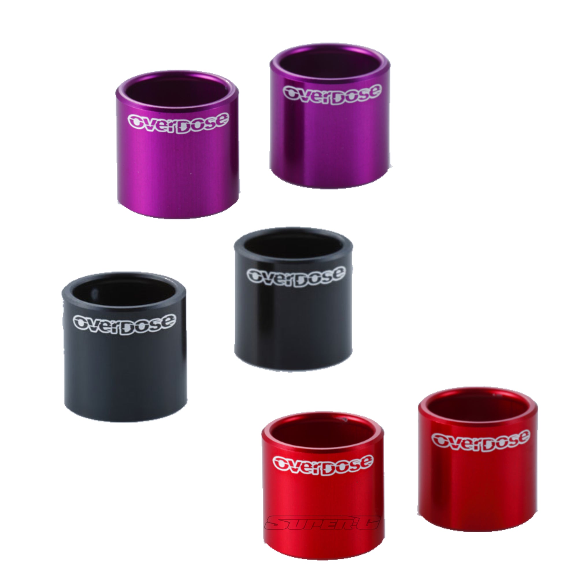 Cup Joint Sleeve for CVD Axles - Red Black Purple [OVERDOSE] OD1509B OD1508B OD1962B