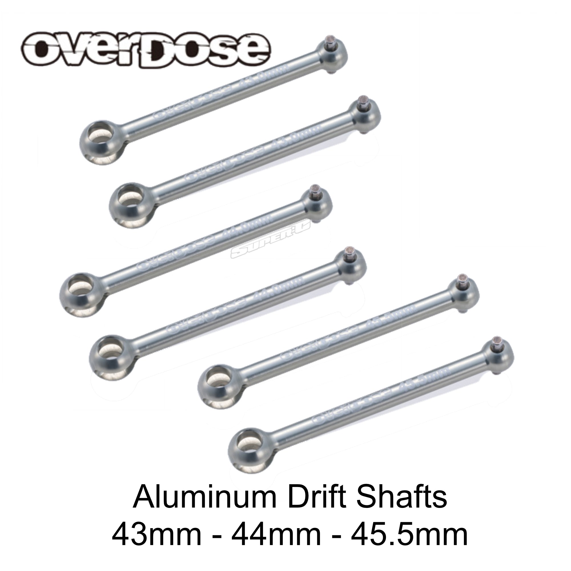 RED Aluminum Shock Stand Off (4pcs) [OVERDOSE] OD1528b – Super-G R