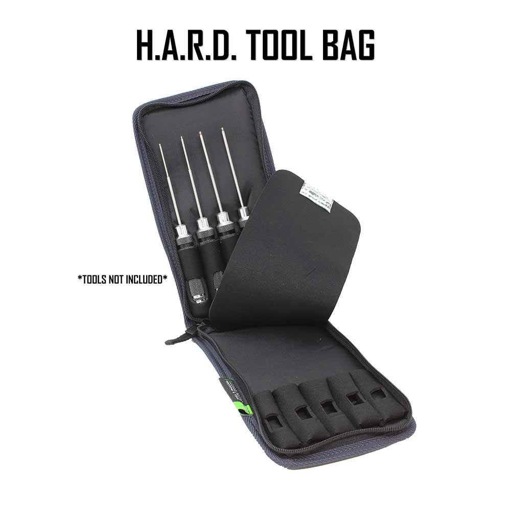 HARD TOOL BAG POUCH (24cm x 13.5cm) - 10 slot [HARD] H9001