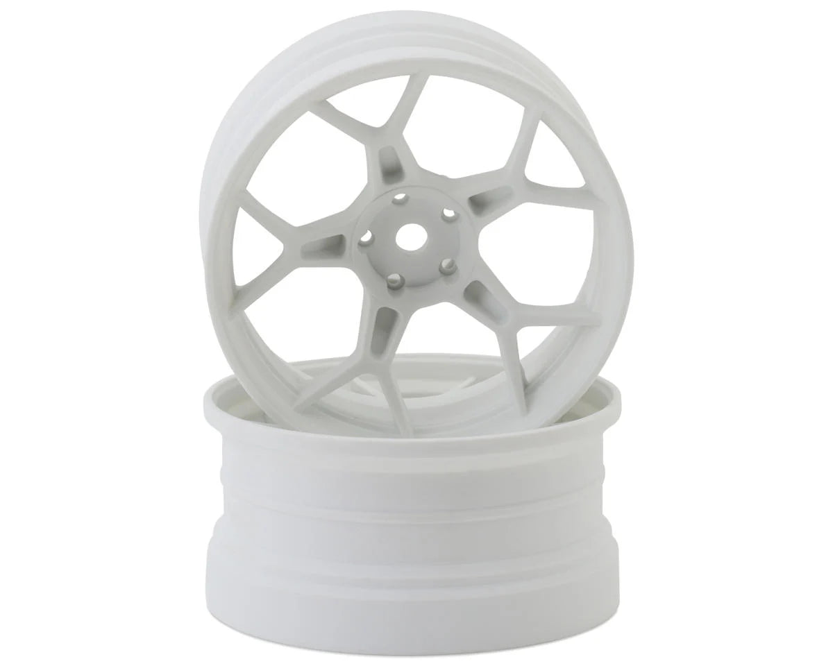 Feathery Split 5Y Wheels 8mm OFFSET (Matte White) 1-10 Drift Rims[DS R ...