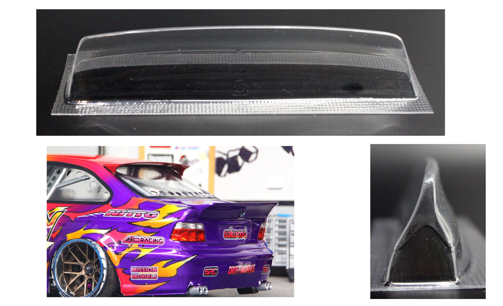 Rear Wing Ducktail Wing Type-5 E36 M3 Trunk Spoiler - ver. 5 [SRC] SRC-DUCKTW5