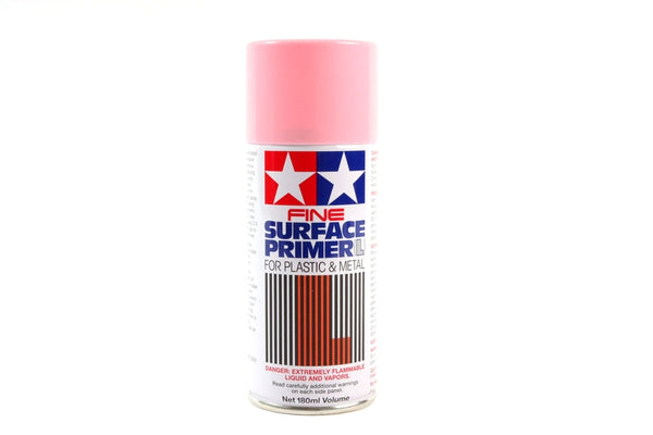 FINE L PINK Surface Primer SPRAY - 180ml (For Plastic Models) [Tamiya ...