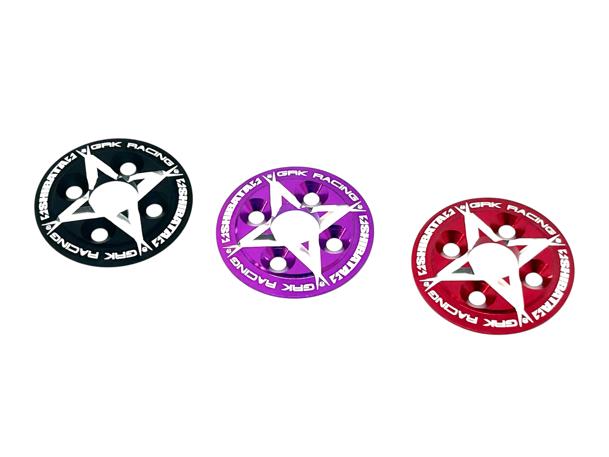 GRK Aluminum Spur Gear Holder Plate Cover (Red Black Purple) [Shibata] R31S351BK R31S351PU R31S351RD