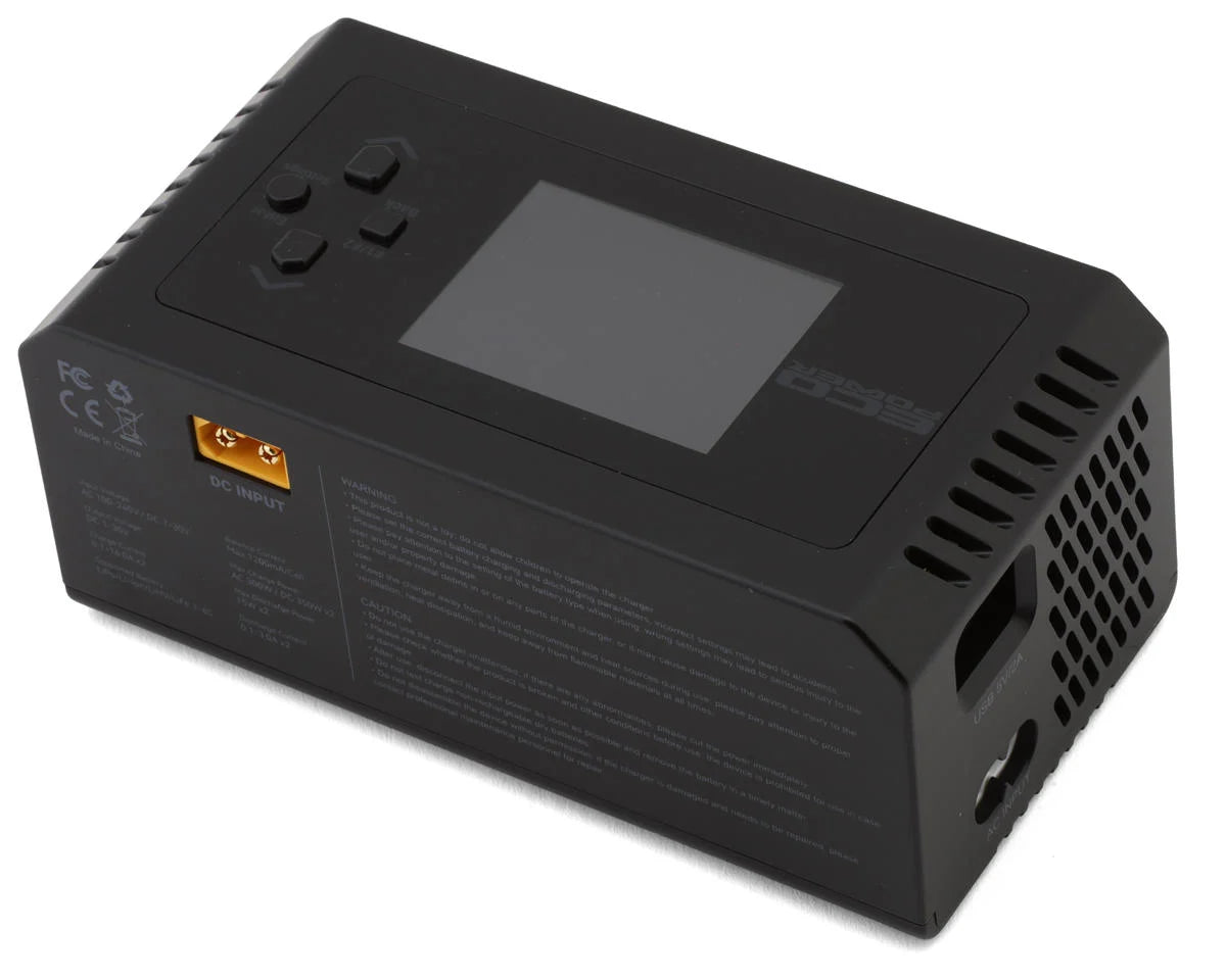 Intelligent DUAL (2 port) LiPo/LiHV/LiFe AC/DC Charger (6S/16A) (AC-300W) (DC-350W x2) [EcoPower] ECP-1016