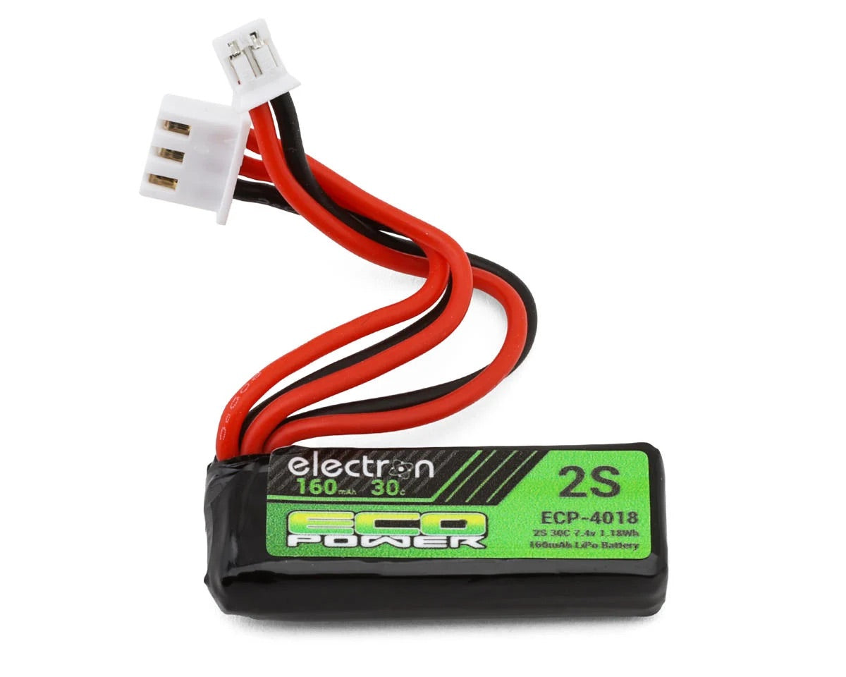 Electron 2S 30C LiPo Battery Pack 7.4V/160mAh-Axial® SCX30™ [EcoPower] ECP-4018