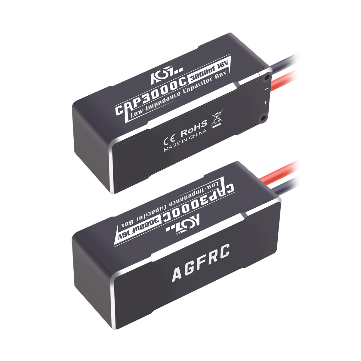 Aluminum Case DC 16V HV Super Power Capacitor Box For 1/8th 1/10th [AGFRC] CAP3000C