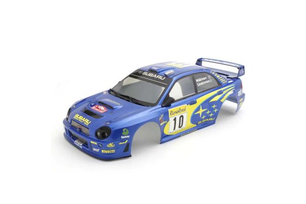*PAINTED* 1-10 SUBARU IMPREZA STI WRC 2002 Blue Bug Eye Body Shell (Fazer) [Kyosho] FAB612BL