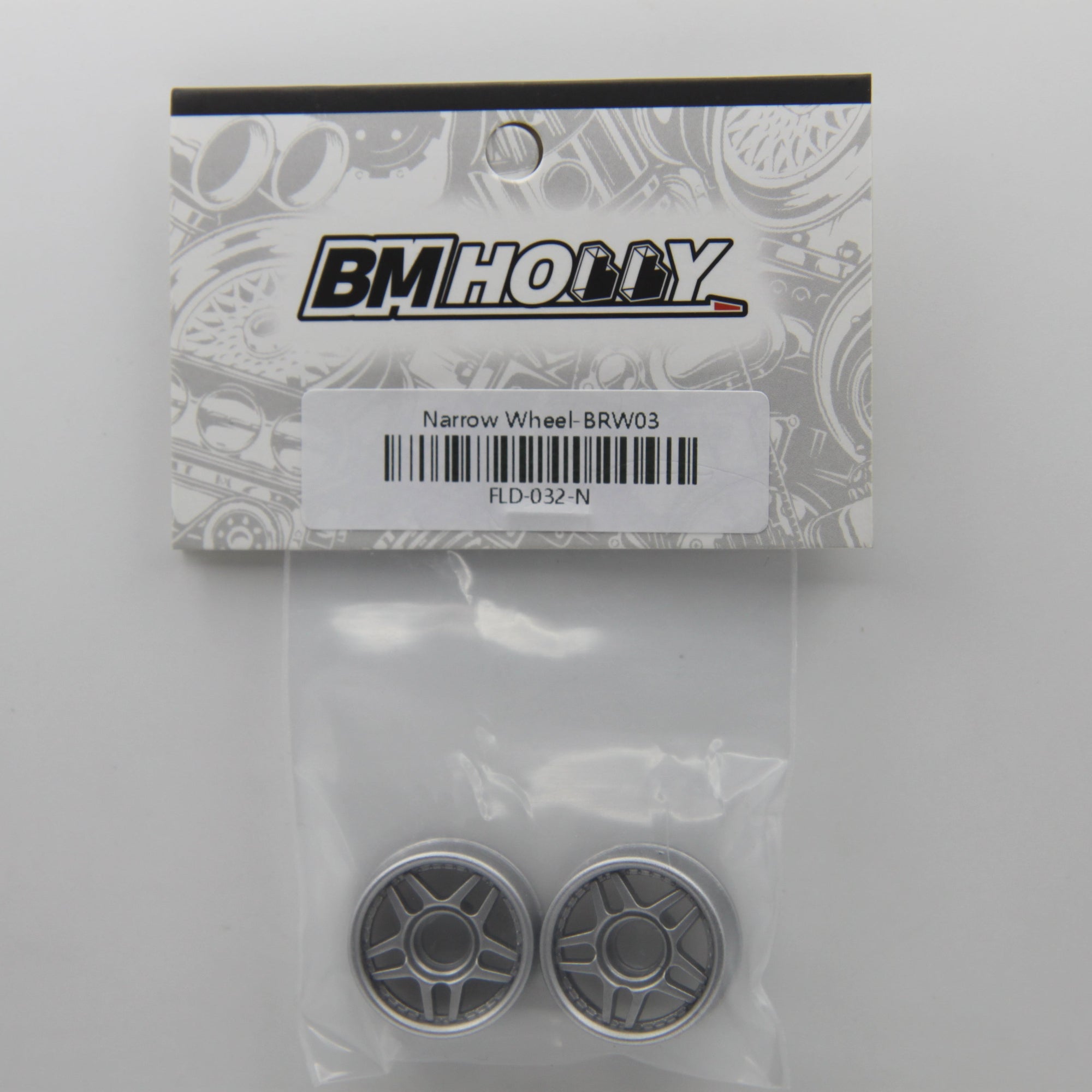 Wheel Set BRW03 for FLD 86 S13 1-28 [BM RACING] FLD-032-N