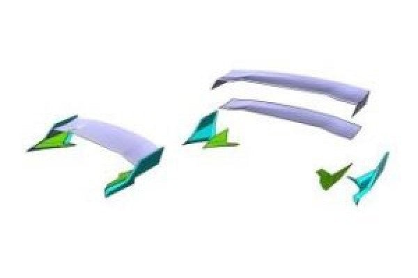 Spoiler for 1-10 Nissan Fairlady Z33 350Z Spirit Rei HB14 [Addiction] AD-HB14W