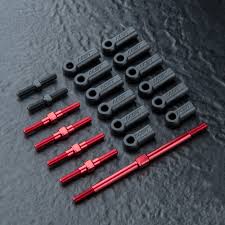RMX 4 Full Turnbuckle Shaft Tie Rod Set (RED) [MST] 210739R