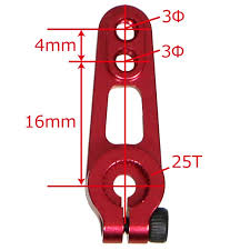 SP Direct Servo Horn 25T - RED [Eagle] SH30-25T-RE-U