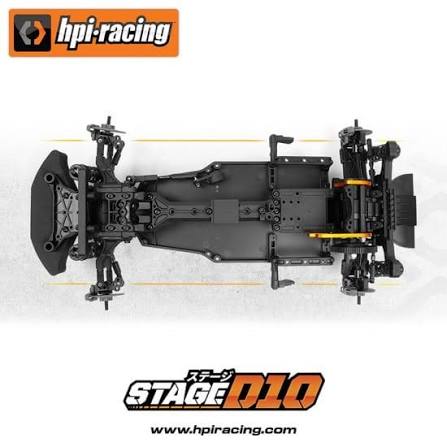 Stage-D10 Creator Edition - 1/10 RWD Drift Chassis Kit - Preassembled [HPI Racing] 161000