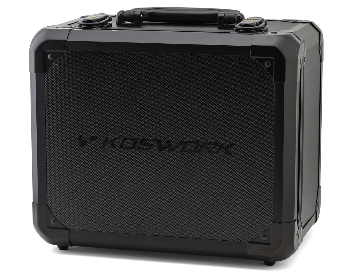 Aluminum Mini-Z Case (Car and Remote) Carrying Box Hauler (300mm x 240mm x 190mm) [Koswork] KOS32302-KMZ