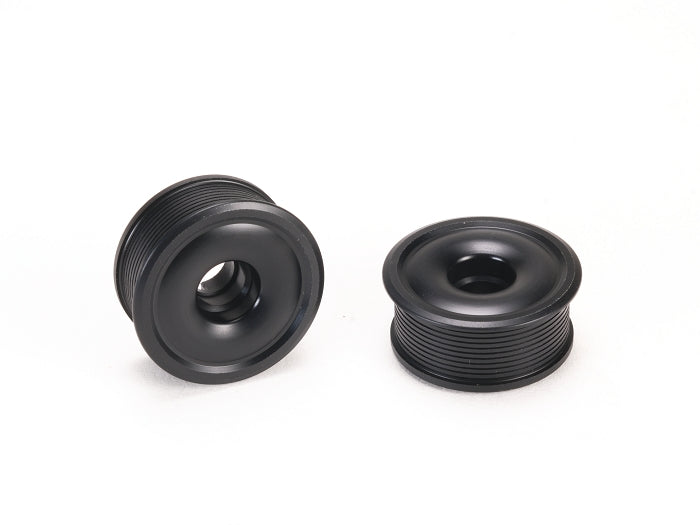 2WD Machine Cut NYLON BLACK Formula Wheels Flanged Rims for Mini-Z (1-28) [PN Racing] MR2188
