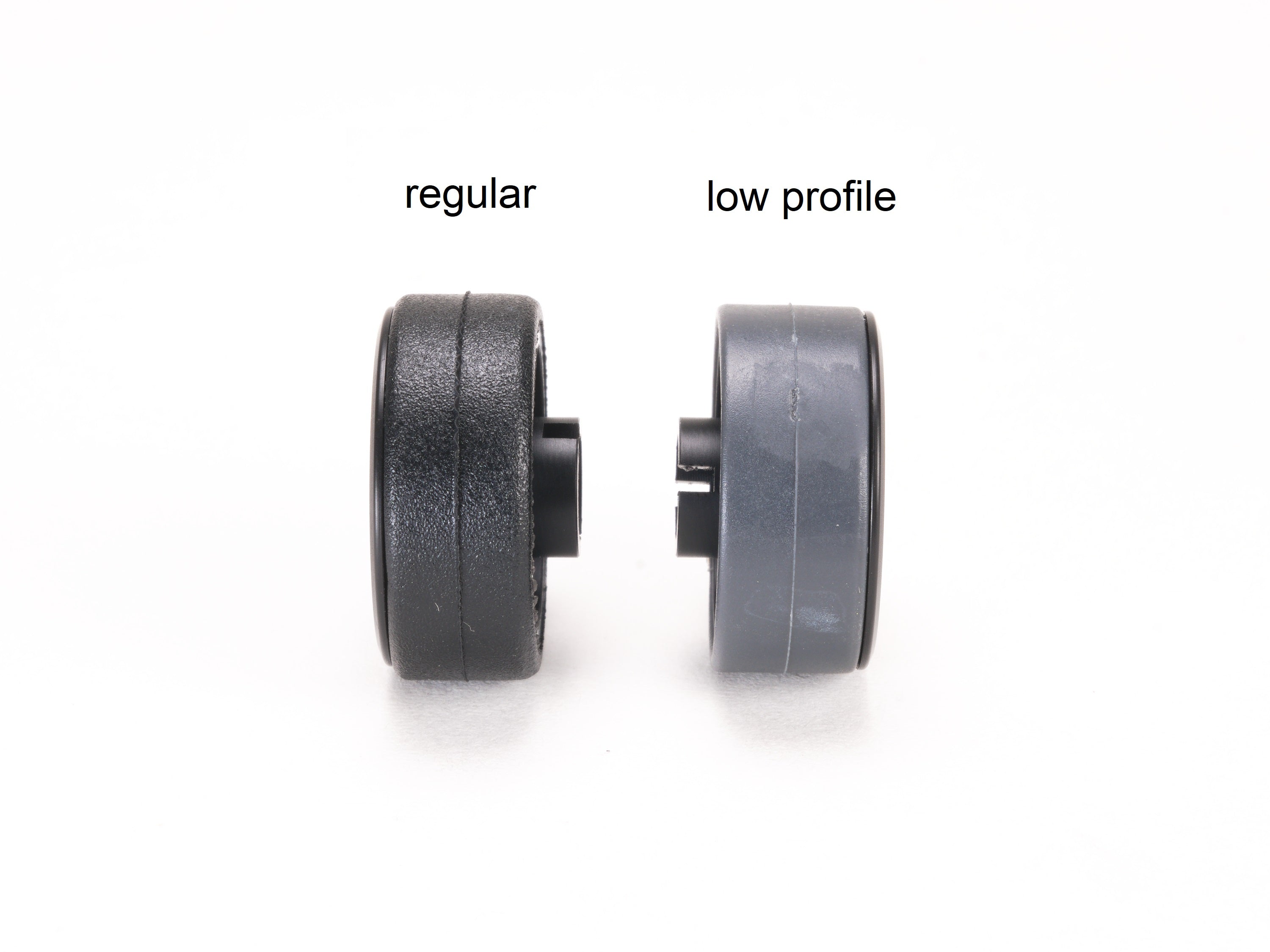 2WD Machine Cut NYLON BLACK Formula Wheels Flanged Rims for Mini-Z (1-28) [PN Racing] MR2188