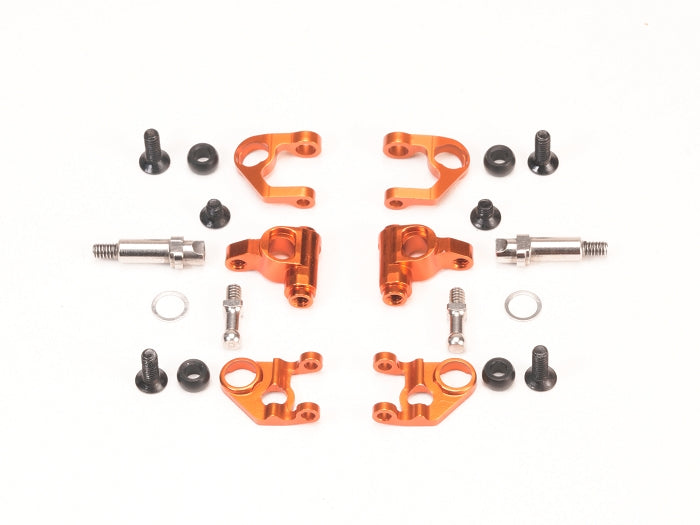 Mini-Z MR03/PNR2.5W Double A-Arm Conversion Kit (V3 to V4) (Black - Orange - Blue) [PN Racing] MR3080C