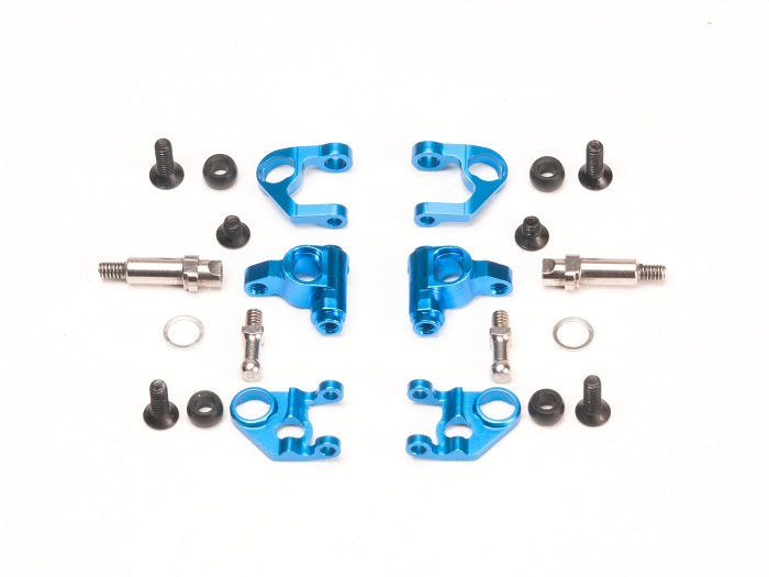 Mini-Z MR03/PNR2.5W Double A-Arm Conversion Kit (V3 to V4) (Black - Orange - Blue) [PN Racing] MR3080C