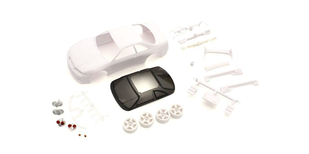 Mini-Z 1-28 Nissan GT-R Nismo R33 Skyline White body set (w-Wheel