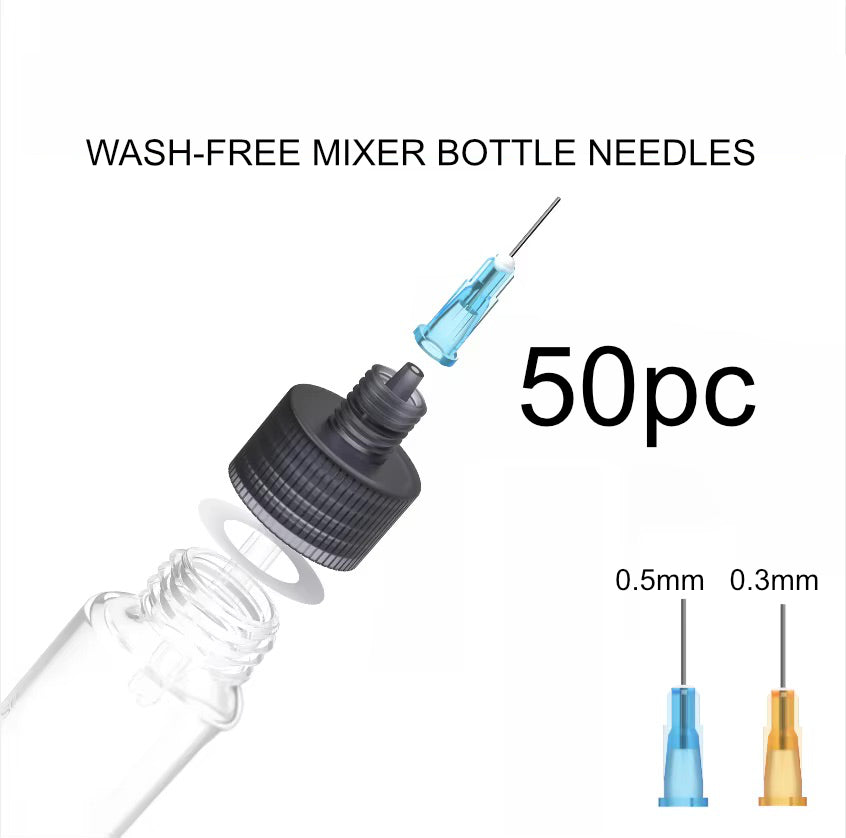Dedicated Needle for Wash-Free Airbrush (50 pcs) 0.3mm 0.5mm [DSPIAE] AB-D03 AB-D05