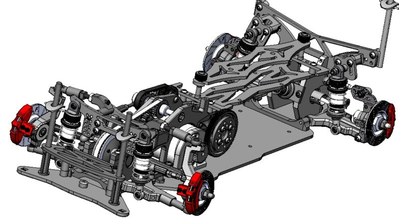 *PRE ASSEMBLED* D-like RE-R Hybrid Ver. ZERO Chassis RER LIMITED EDITION PURPLE 1-10 DRIFT KIT [D-Like] DL512