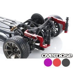 Overdoses リアボディーマウント　ブラック Aluminum Rear Mount Set for GALM v2 (RED, BLACK, PURPLE