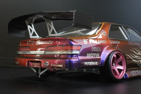 Metal 1-10 Wing Stay (TRUNK Mount) TYPE-B Set (Stands) [Pandora] PAC-922