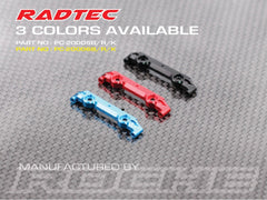 MINI-Z MR-04 FRONT UPPER ARM MOUNT, WIDE (BLACK, RED, BLUE