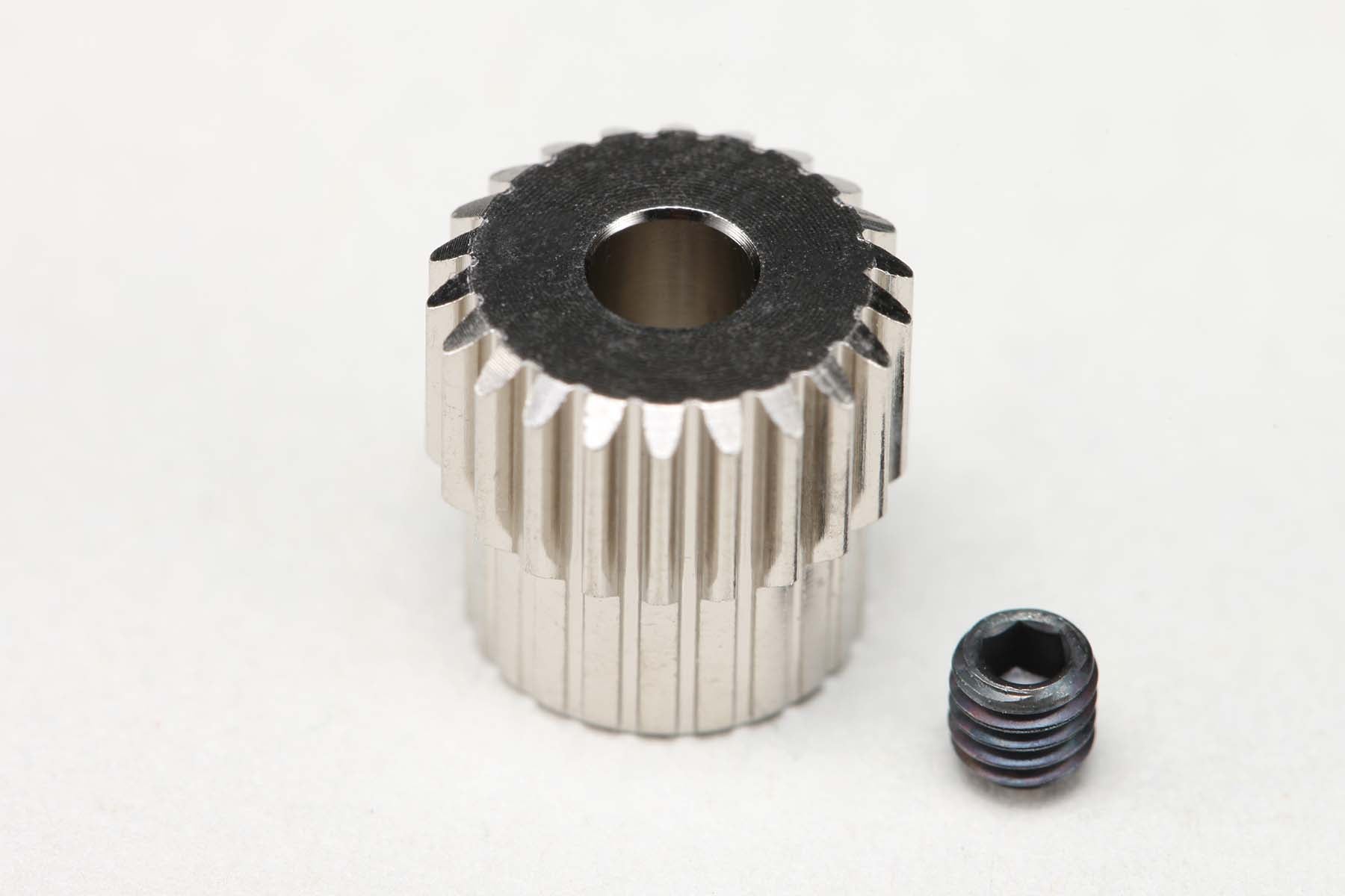 Hard Coated Aluminum Pinion Gear - 64P - 22T 23T 24T 25T 26T 27T 28T 29T 30T 31T 32T 33T 34T 35T 36T 37T 40T 41T 42T 43T 44T 45T 46T 47T 48T 50T [Yokomo] PG-64(22-50A)