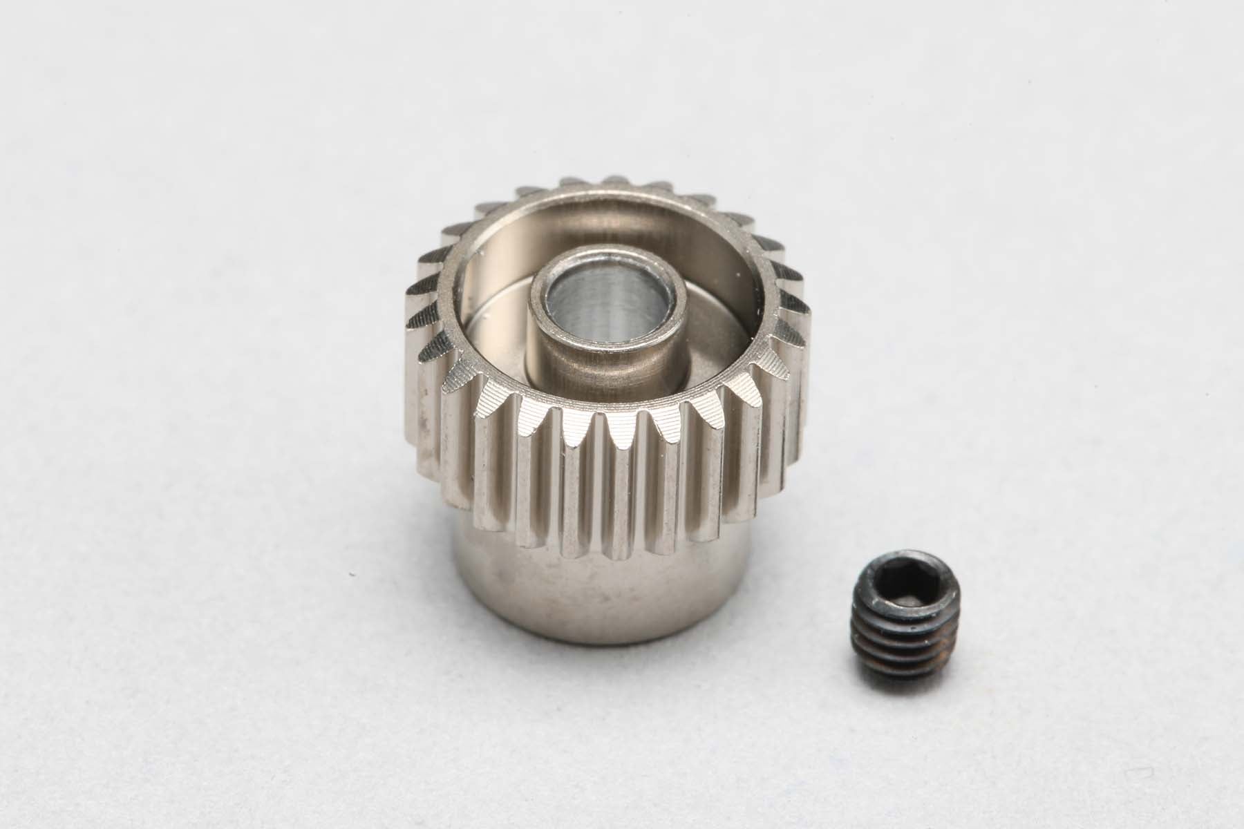 Hard Coated Aluminum Pinion Gear - 64P - 22T 23T 24T 25T 26T 27T 28T 29T 30T 31T 32T 33T 34T 35T 36T 37T 40T 41T 42T 43T 44T 45T 46T 47T 48T 50T [Yokomo] PG-64(22-50A)