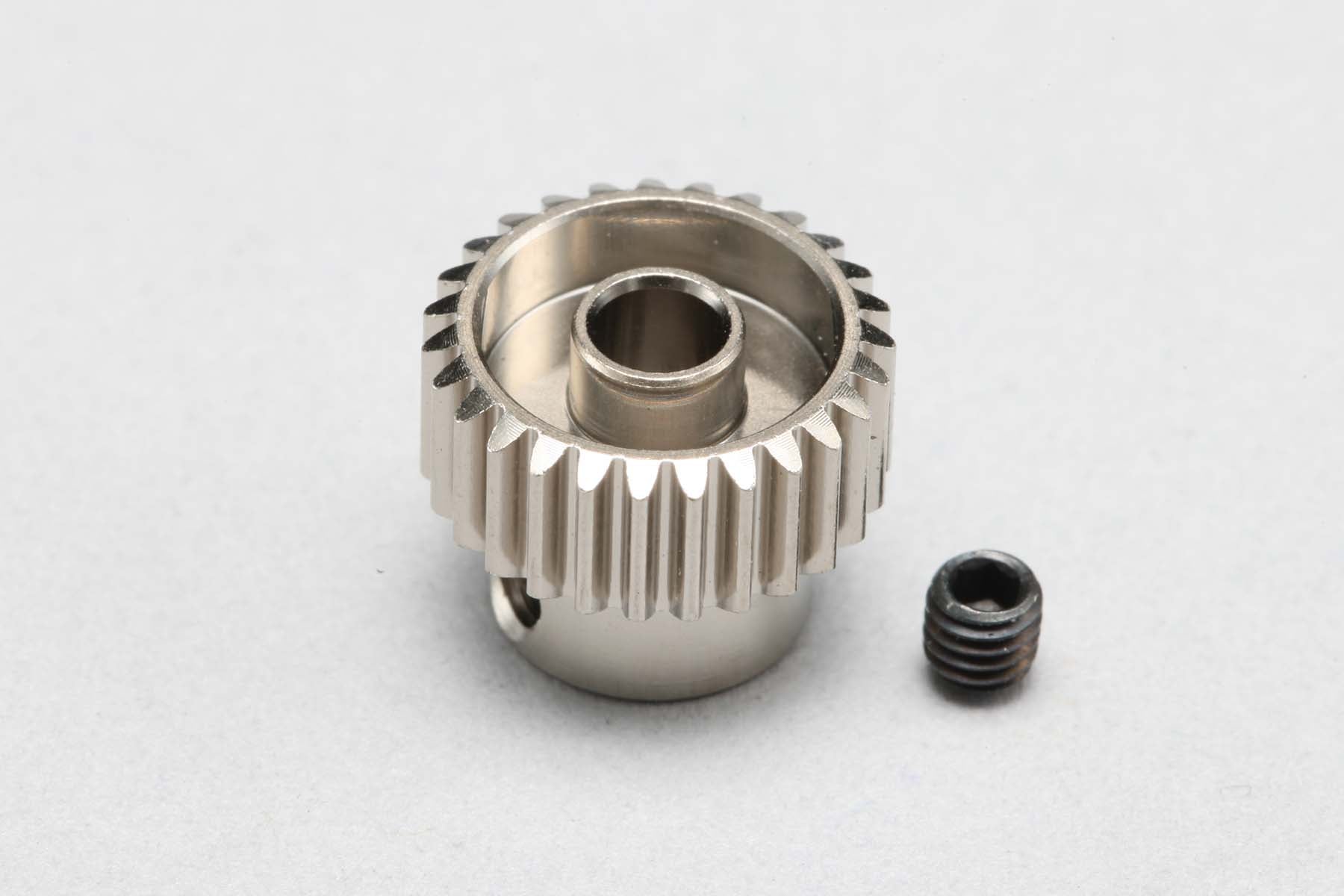 Hard Coated Aluminum Pinion Gear - 64P - 22T 23T 24T 25T 26T 27T 28T 29T 30T 31T 32T 33T 34T 35T 36T 37T 40T 41T 42T 43T 44T 45T 46T 47T 48T 50T [Yokomo] PG-64(22-50A)