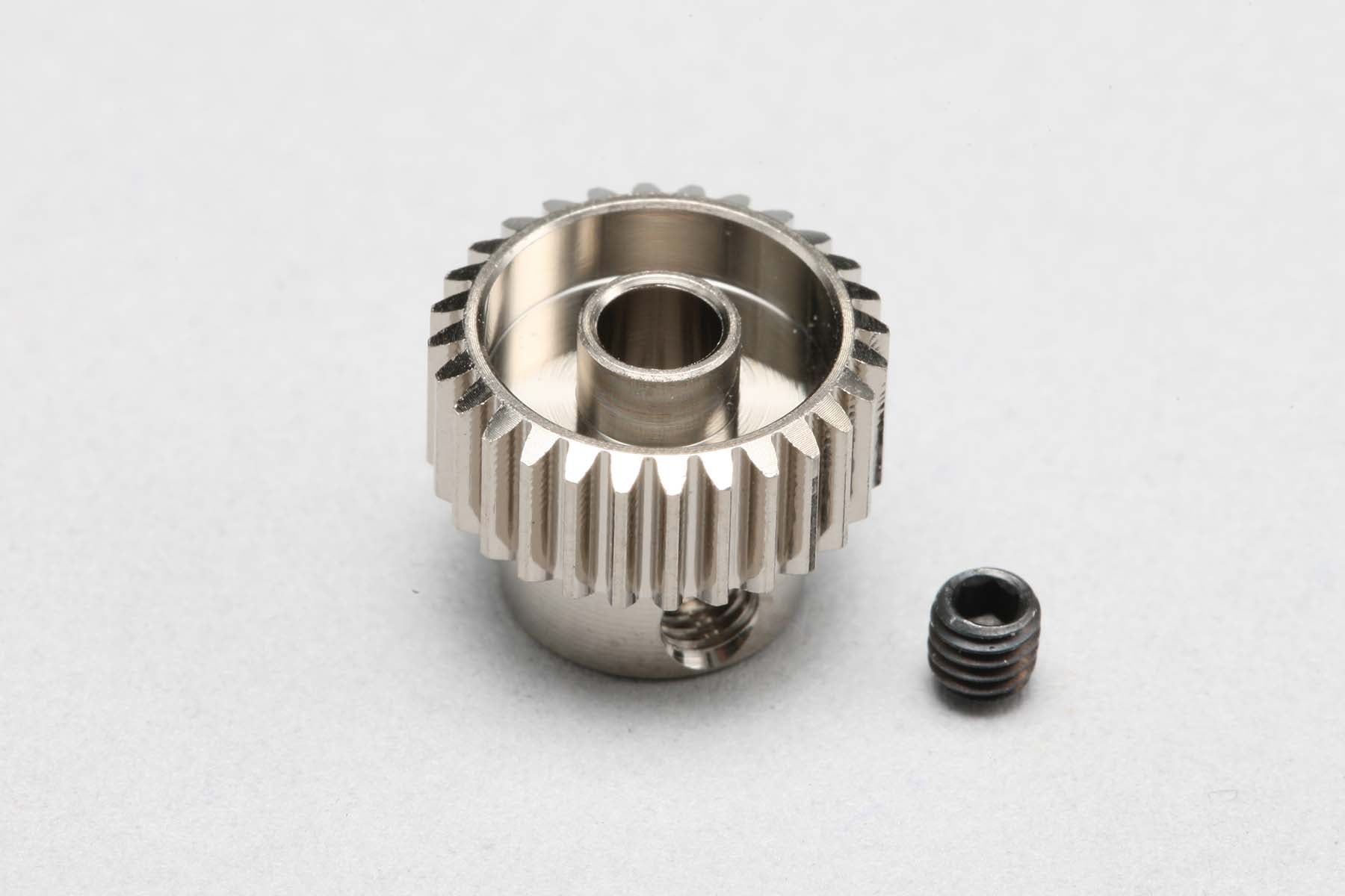Hard Coated Aluminum Pinion Gear - 64P - 22T 23T 24T 25T 26T 27T 28T 29T 30T 31T 32T 33T 34T 35T 36T 37T 40T 41T 42T 43T 44T 45T 46T 47T 48T 50T [Yokomo] PG-64(22-50A)