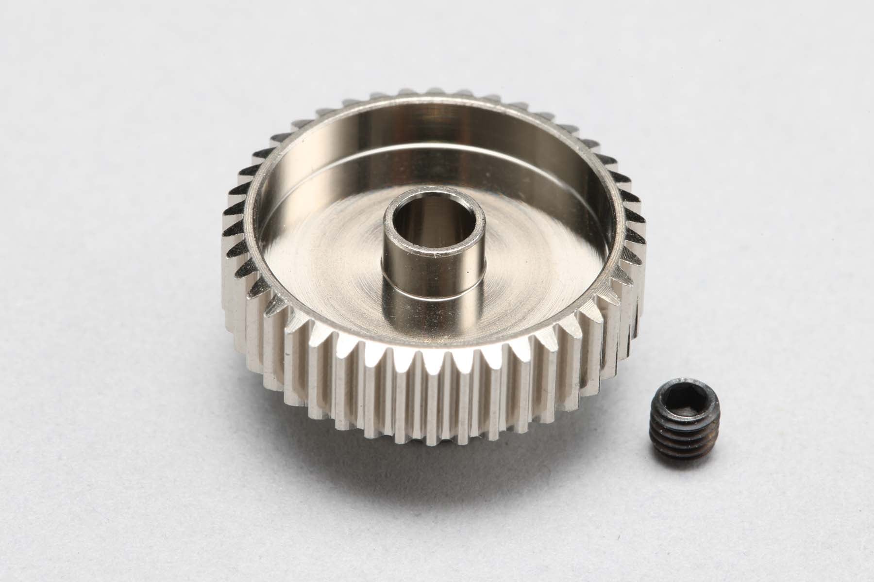 Hard Coated Aluminum Pinion Gear - 64P - 22T 23T 24T 25T 26T 27T 28T 29T 30T 31T 32T 33T 34T 35T 36T 37T 40T 41T 42T 43T 44T 45T 46T 47T 48T 50T [Yokomo] PG-64(22-50A)
