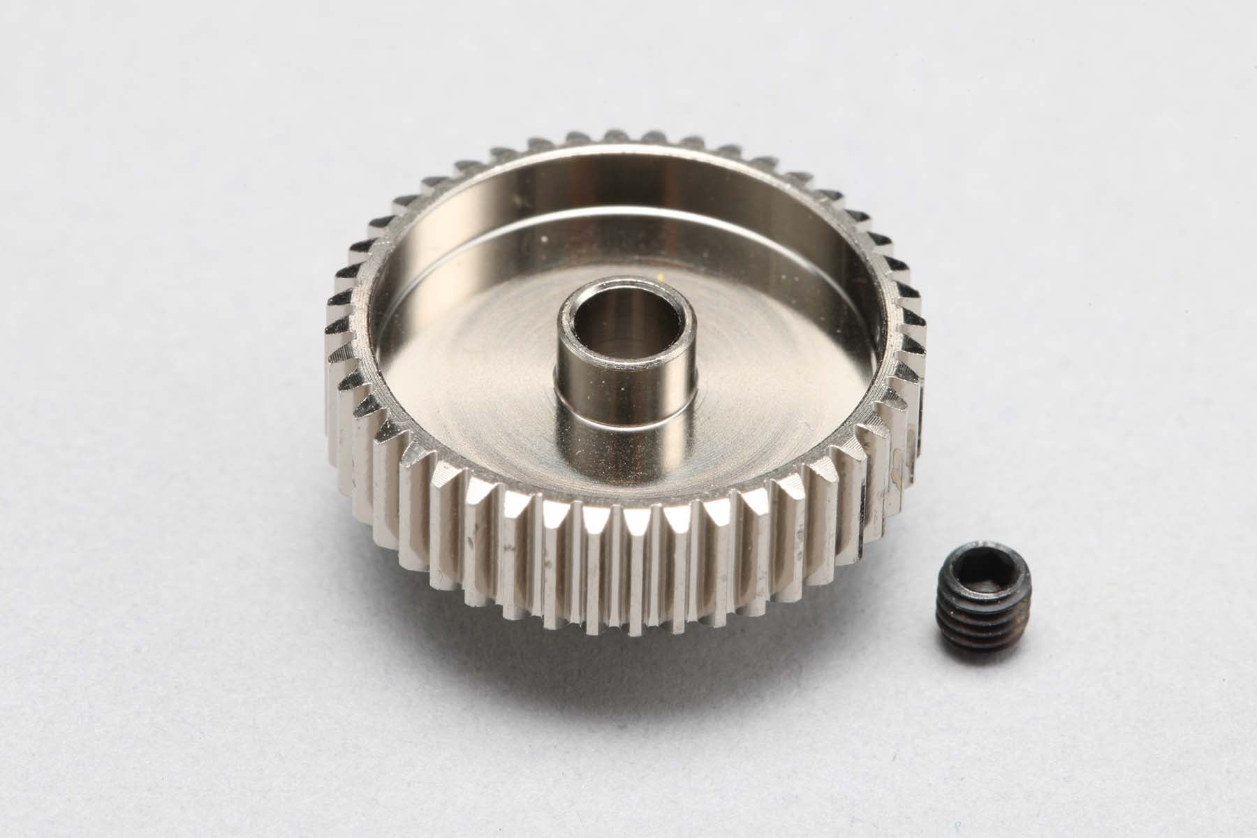 Hard Coated Aluminum Pinion Gear - 64P - 22T 23T 24T 25T 26T 27T 28T 29T 30T 31T 32T 33T 34T 35T 36T 37T 40T 41T 42T 43T 44T 45T 46T 47T 48T 50T [Yokomo] PG-64(22-50A)