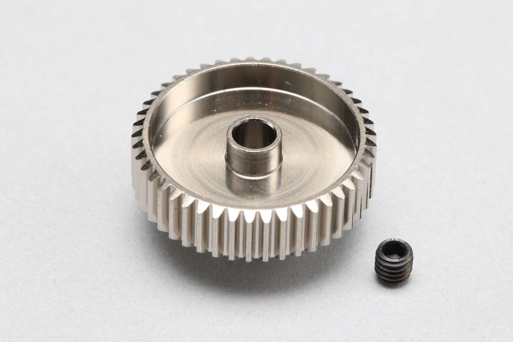 Hard Coated Aluminum Pinion Gear - 64P - 22T 23T 24T 25T 26T 27T 28T 29T 30T 31T 32T 33T 34T 35T 36T 37T 40T 41T 42T 43T 44T 45T 46T 47T 48T 50T [Yokomo] PG-64(22-50A)