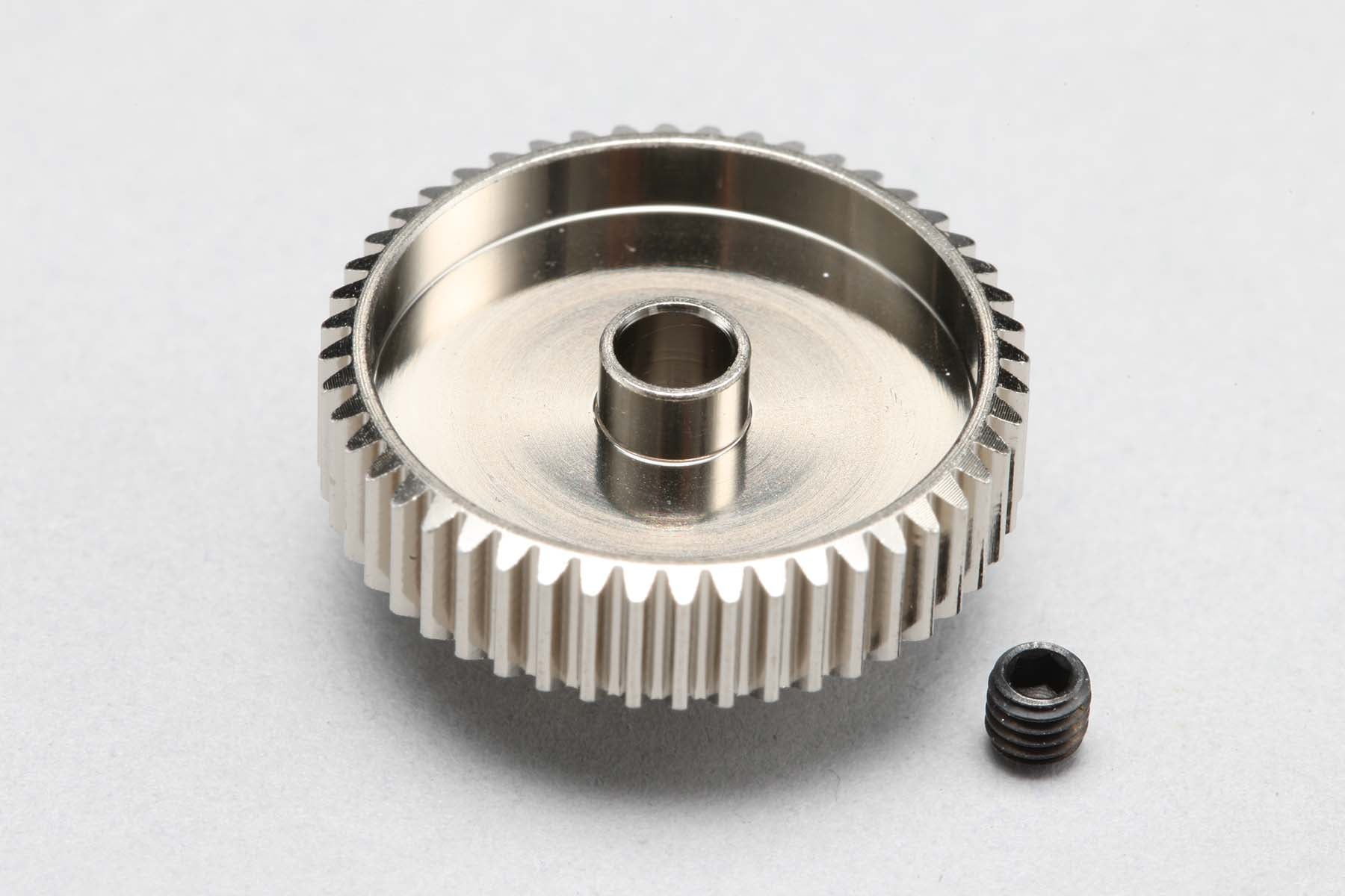 Hard Coated Aluminum Pinion Gear - 64P - 22T 23T 24T 25T 26T 27T 28T 29T 30T 31T 32T 33T 34T 35T 36T 37T 40T 41T 42T 43T 44T 45T 46T 47T 48T 50T [Yokomo] PG-64(22-50A)