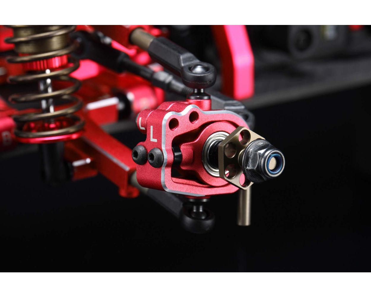 RWD Adjustable Front ST Block Set for RD/SD series STEERING KNUCKLES BLACK BLUE RED PURPLE [Yokomo] RD-415SAB RD-415SABL RD-415SAP RD-415SAR